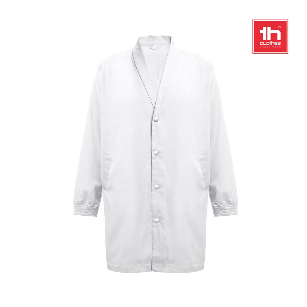 THC MINSK WH. Bata de lucru unisex Alb M