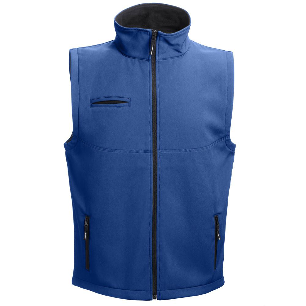 THC BAKU. Vestă softshell unisex Albastru Royal XL