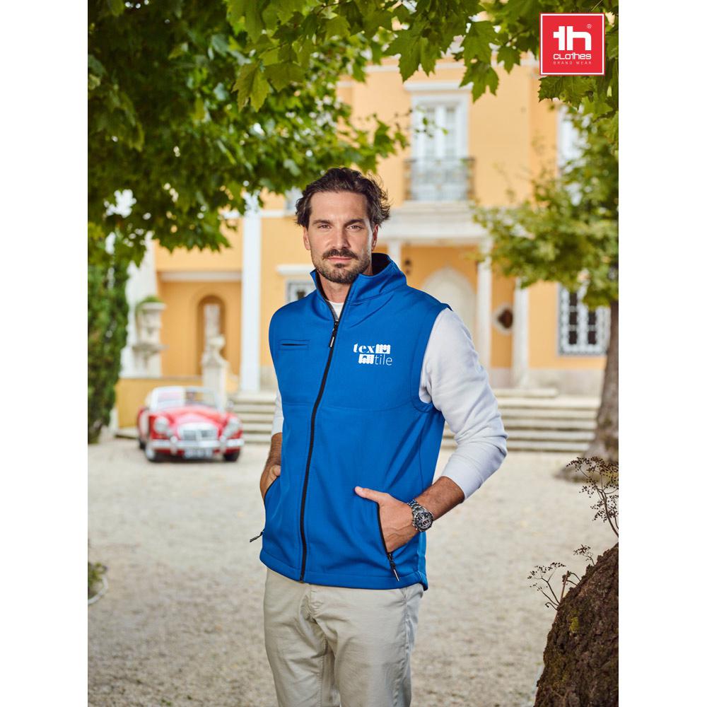 THC BAKU. Vestă softshell unisex Albastru Royal XL