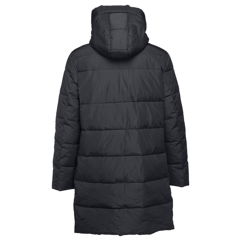 THC BRUSSELS. Parka unisex căptușită Negru