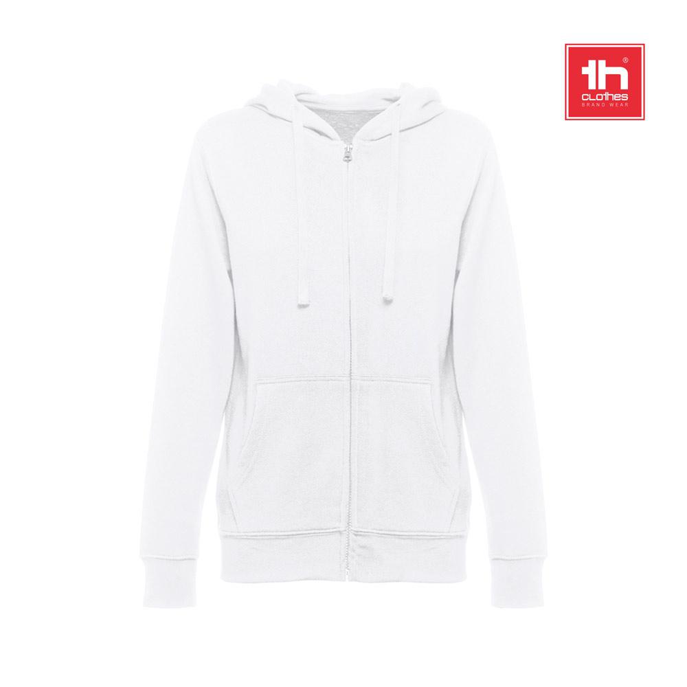 THC AMSTERDAM WOMEN WH. Hanorac cu glugă pentru femei Alb XL