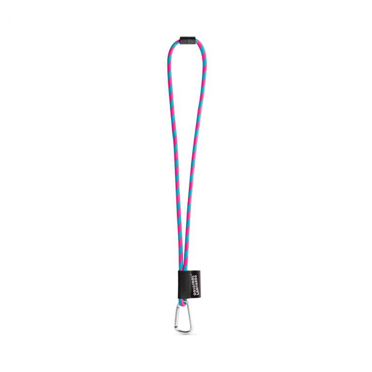 Lanyard Tube Long Set II. Modele standard 365 - Roz hexacrom/Albastru deschis