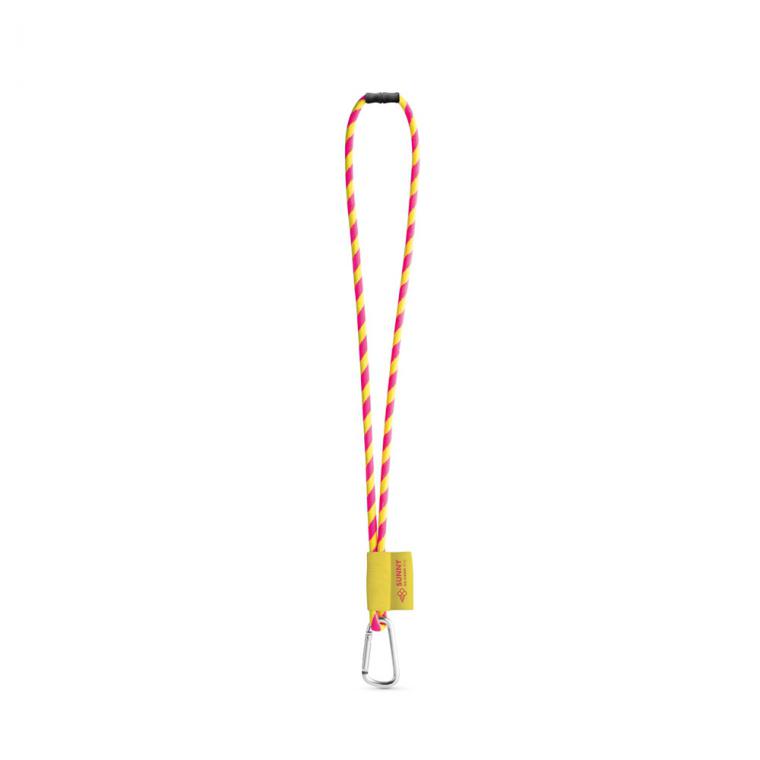 Lanyard Tube Long Set II. Modele standard 366 - Roz hexacrom/Albastru Royal