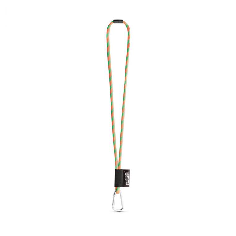 Lanyard Tube Long Set II. Modele standard 368 - Verde hexacrom/Portocaliu