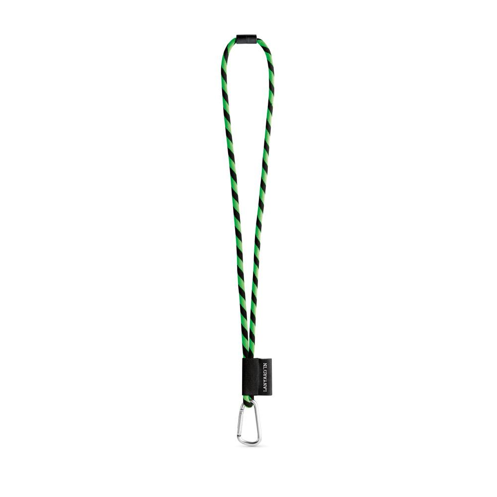 Lanyard Tube Long Set II. Modele standard 369 - Verde hexacrom/Negru