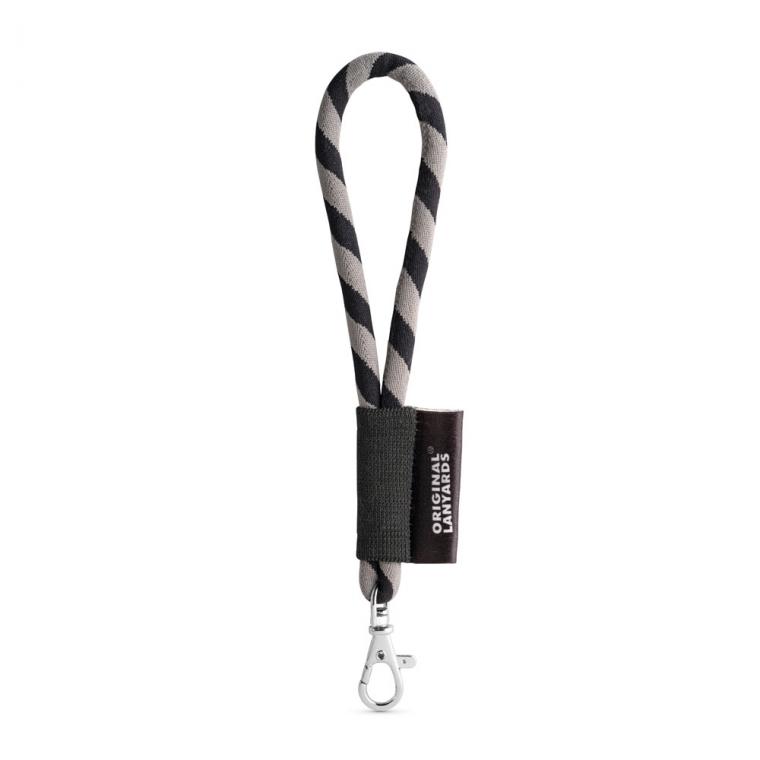 Lanyard Tube Short Set. Modele standard 351 - Negru/Gri