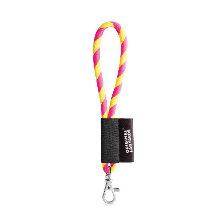  Lanyard Tube Short Set 360 - Galben hexacrom/Roz hexacrom