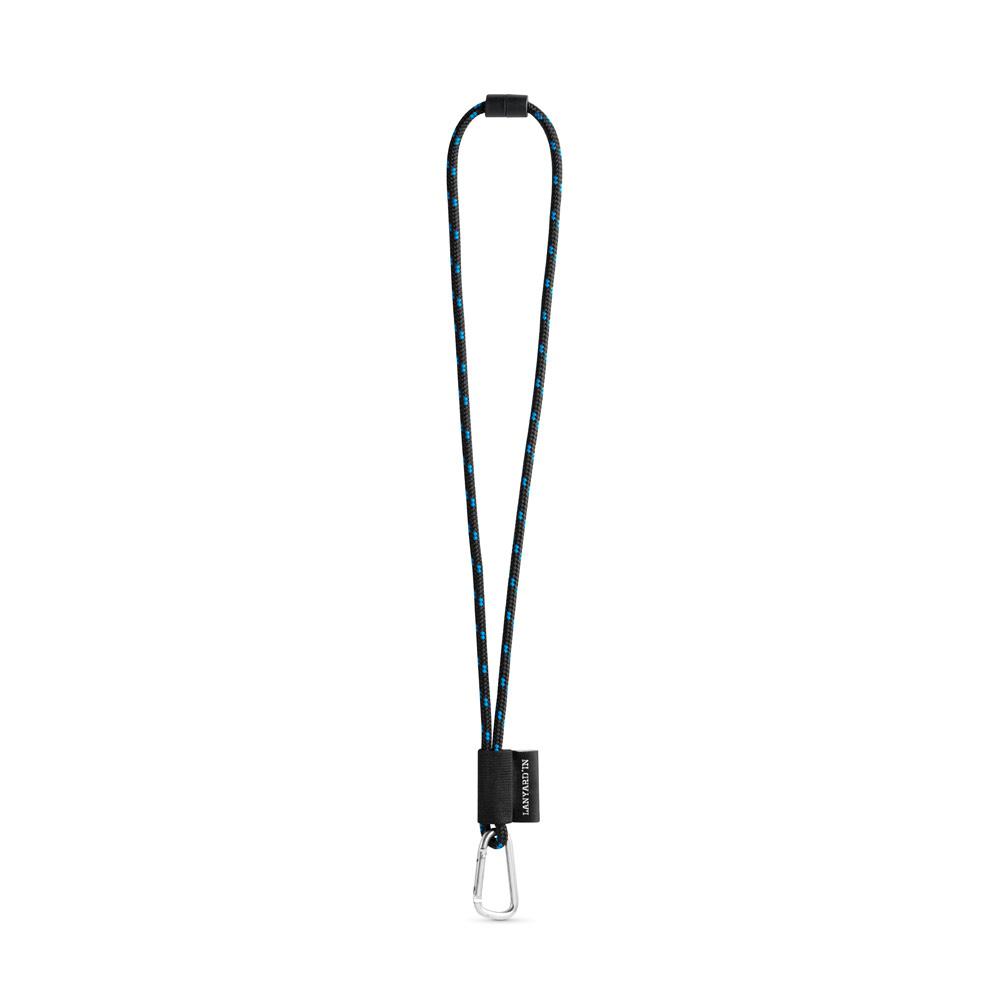 Lanyard Nautic Long Set. Modele standard 352 - Negru/Albastru Royal