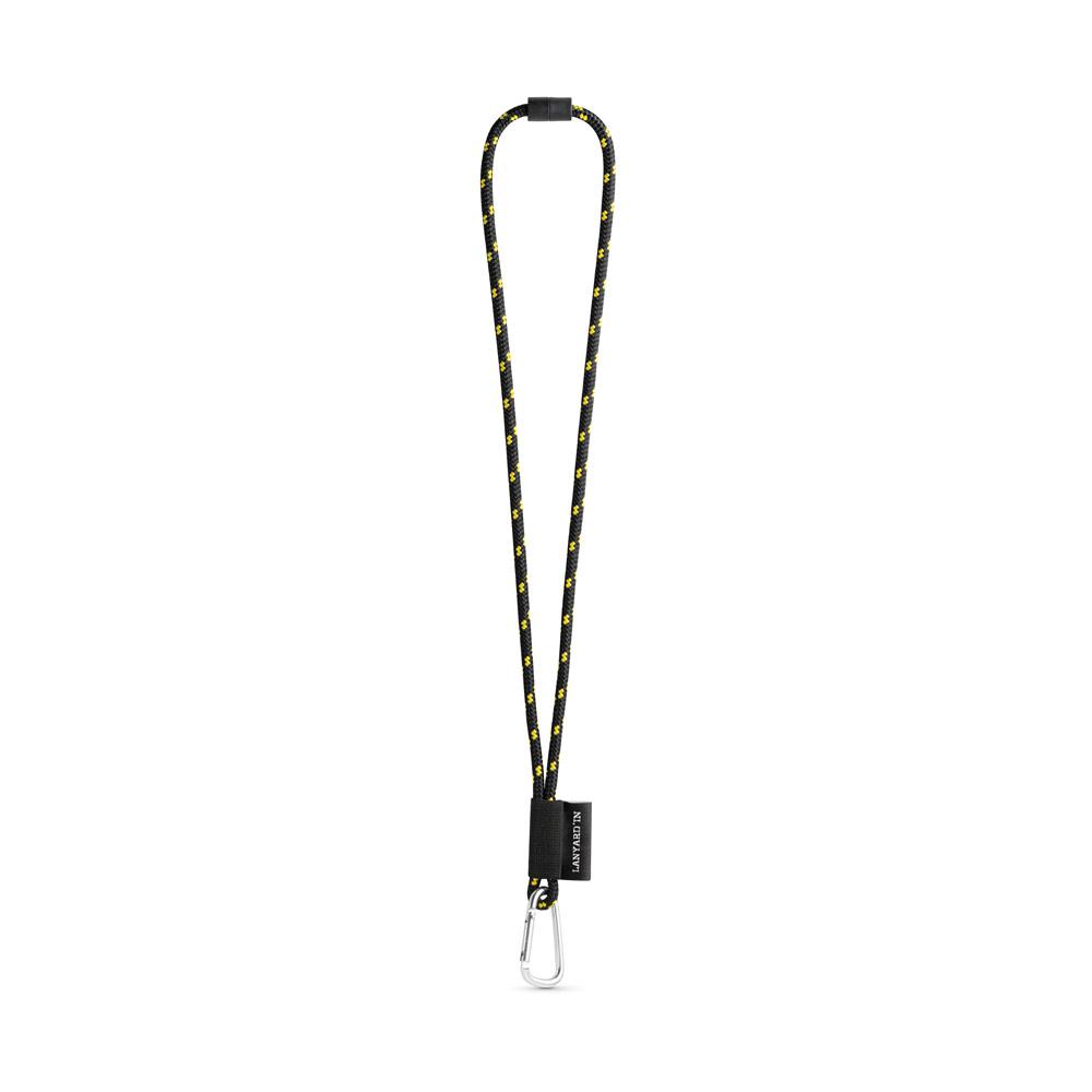 Lanyard Nautic Long Set. Modele standard 357 - Negru/Galben