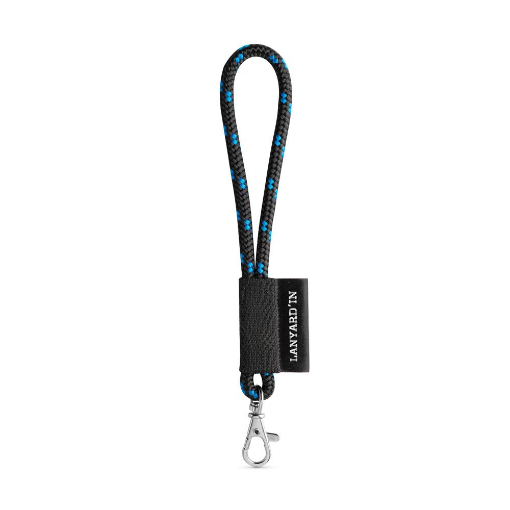 Lanyard Nautic Short Set. Modele standard 352 - Negru/Albastru Royal