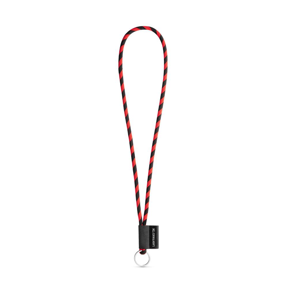 Lanyard Tube Long Set I. Modele standard 354 - Negru/Roșu