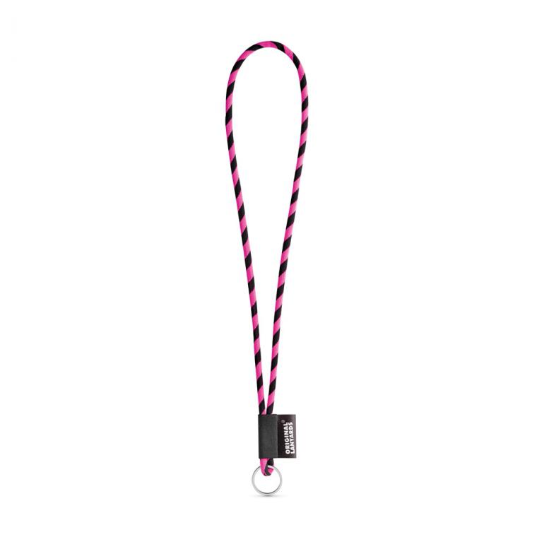  Lanyard Tube Long Set I 355 - Negru/Roz