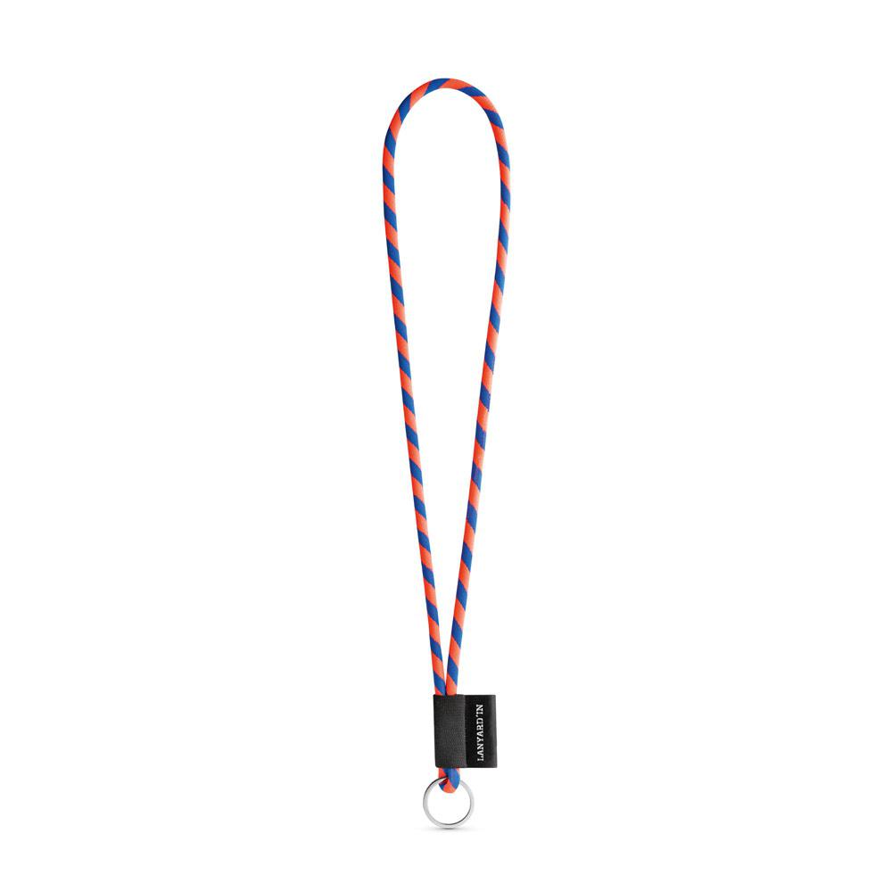 Lanyard Tube Long Set I. Modele standard 364 - Portocaliu hexacrom/Albastru Royal