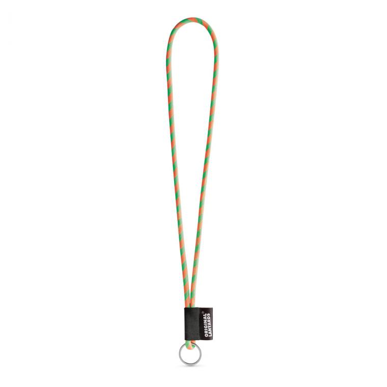 Lanyard Tube Long Set I. Modele standard 368 - Verde hexacrom/Portocaliu
