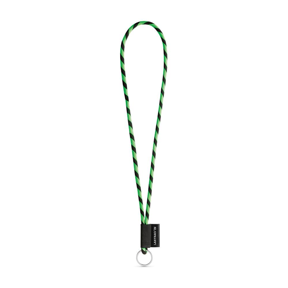 Lanyard Tube Long Set I. Modele standard 369 - Verde hexacrom/Negru