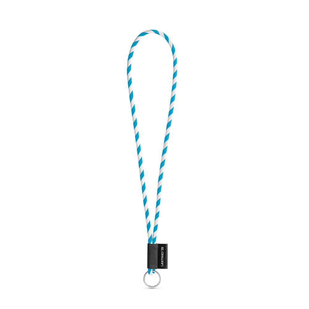 Lanyard Tube Long Set I. Modele standard 383 - Alb/Albastru deschis