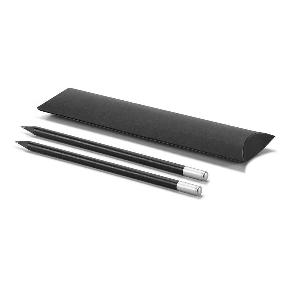 BRENTANO. Set de creioane Argintiu satinat