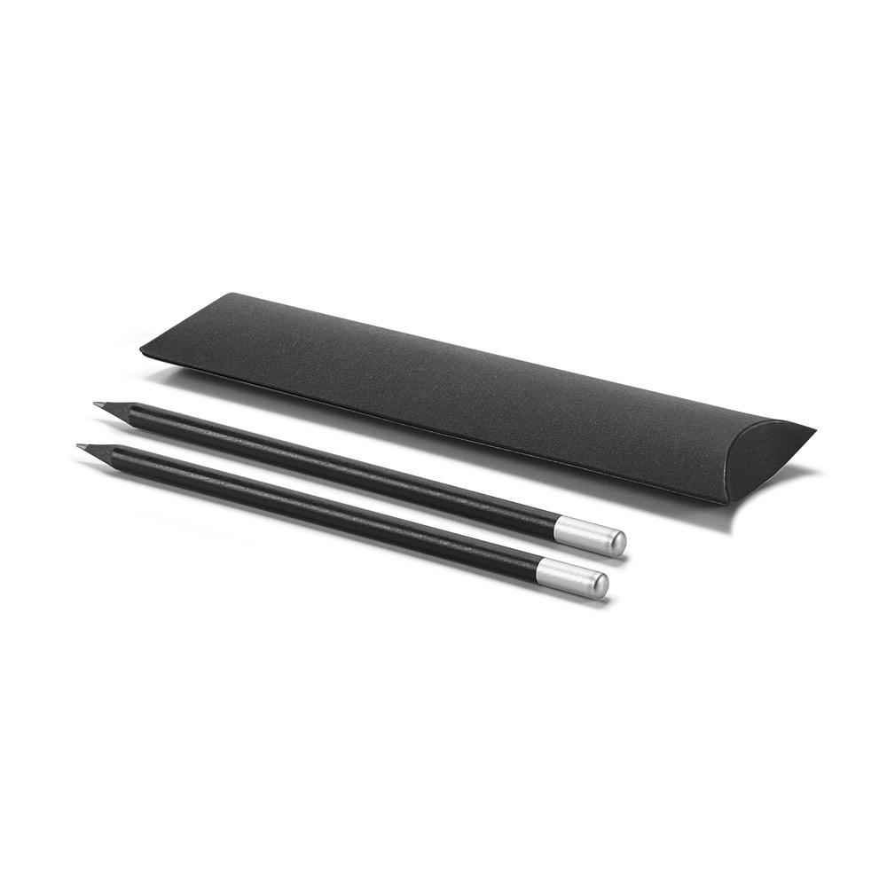 BRENTANO. Set de creioane Argintiu satinat