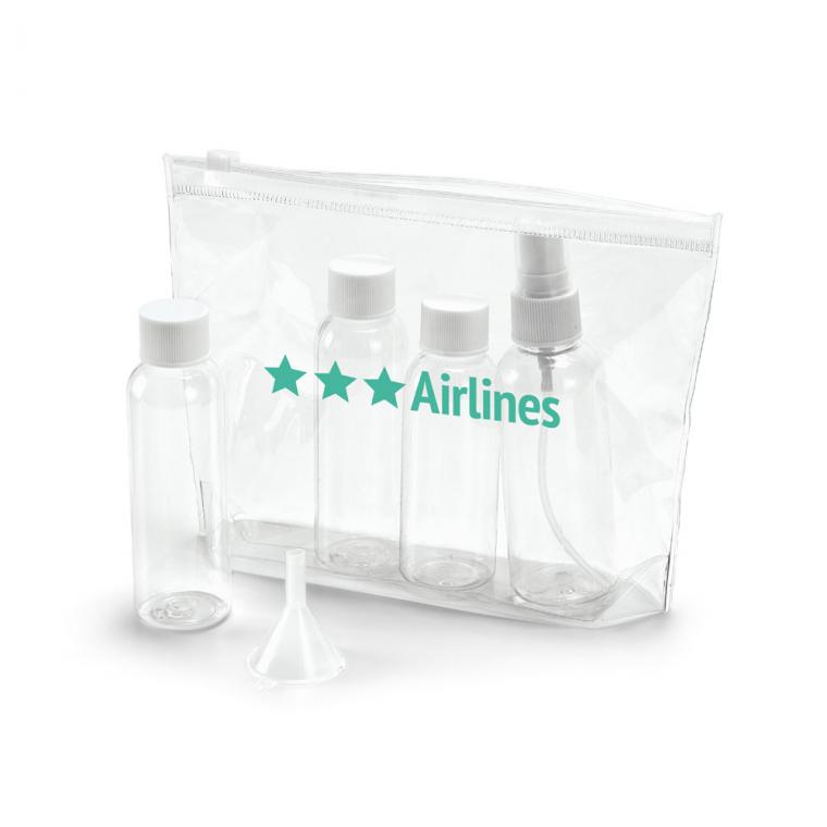 DENIRO. Geantă cosmetică etanșă Transparent