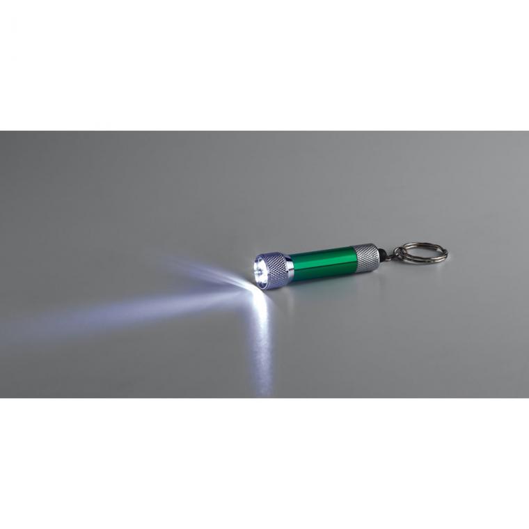 LERGAN. Breloc cu LED Verde
