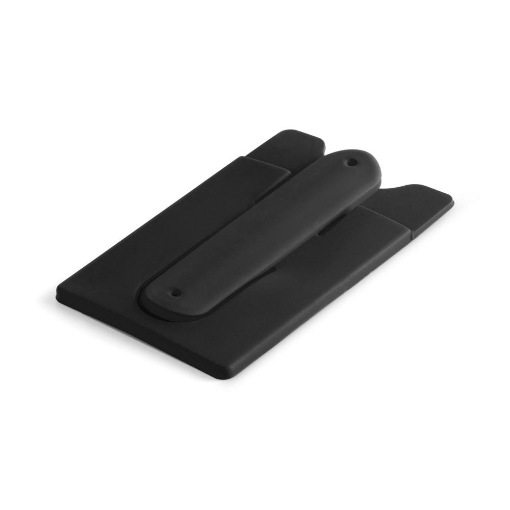 CARVER. Suport pentru card și suport pentru smartphone Negru