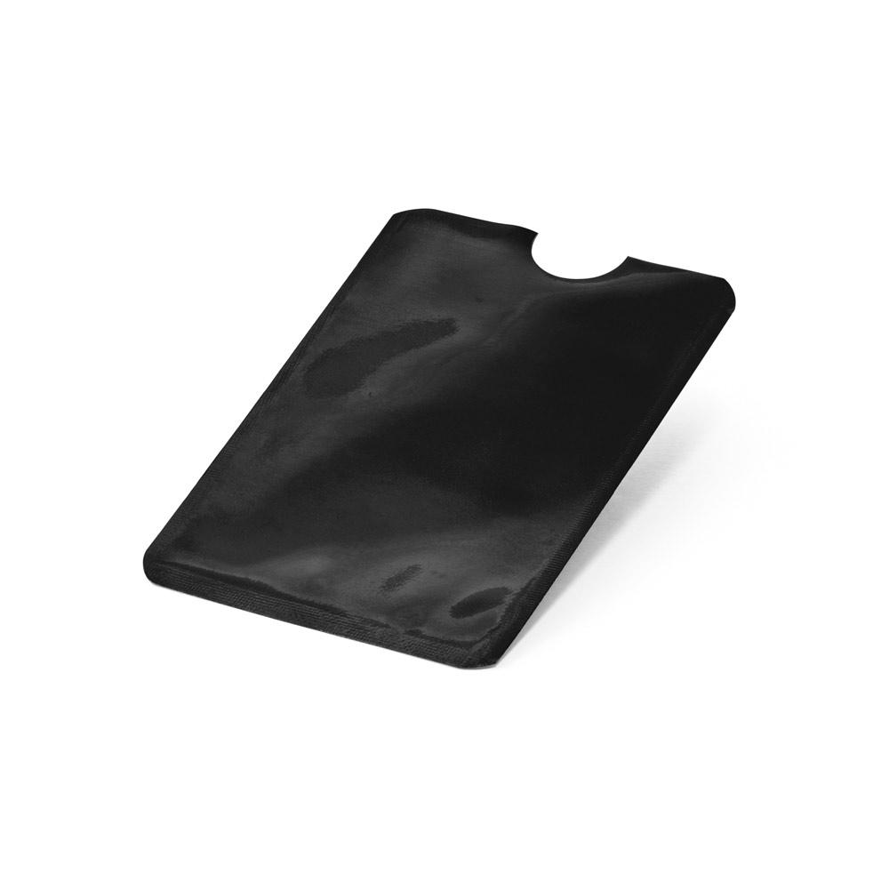 MEITNER. Suport card cu blocare RFID Negru