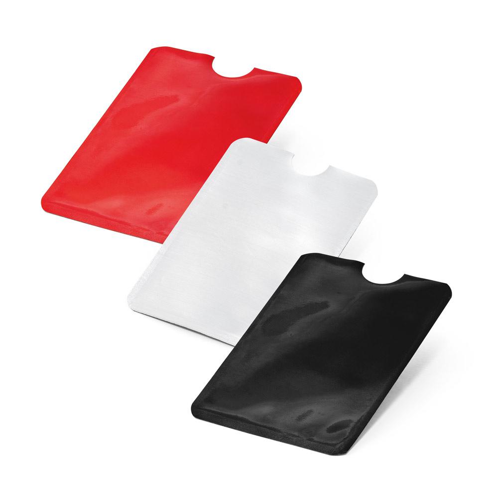MEITNER. Suport card cu blocare RFID Roșu