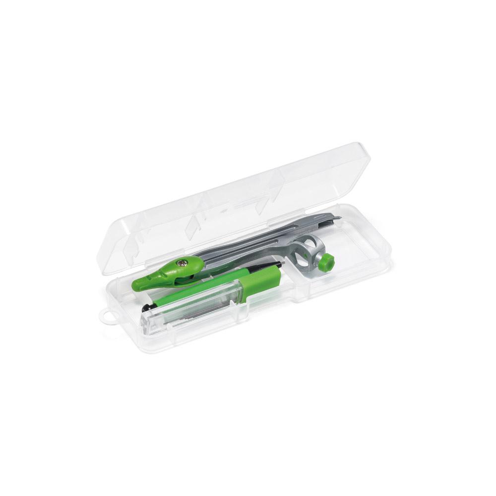 GEOM. Set de geometrie școlar Verde deschis