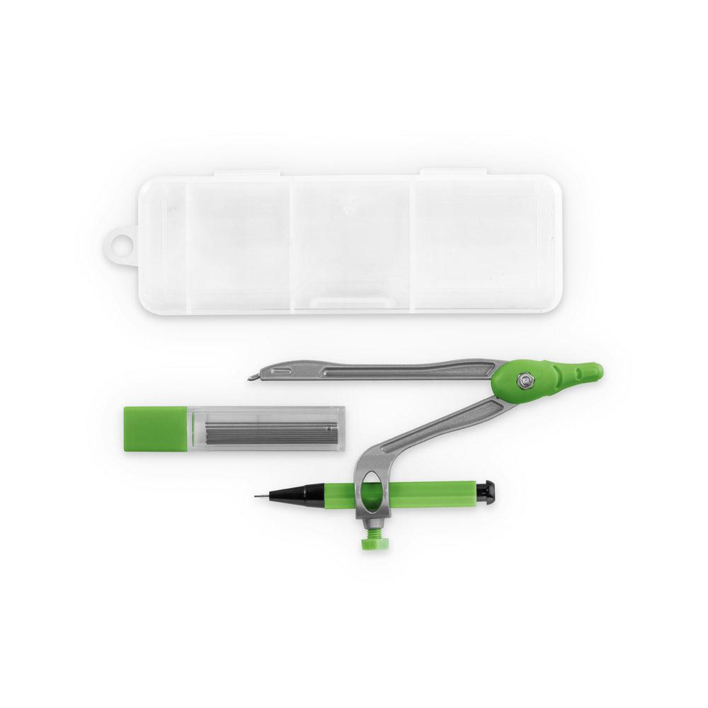 GEOM. Set de geometrie școlar Verde deschis