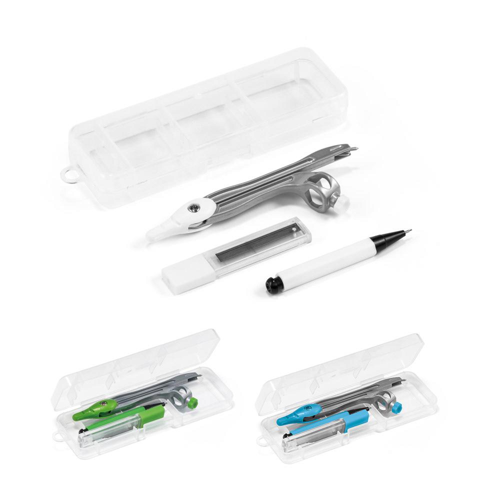 GEOM. Set de geometrie școlar Verde deschis