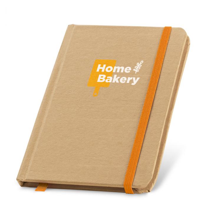 FLAUBERT. Notepad de buzunar Portocaliu