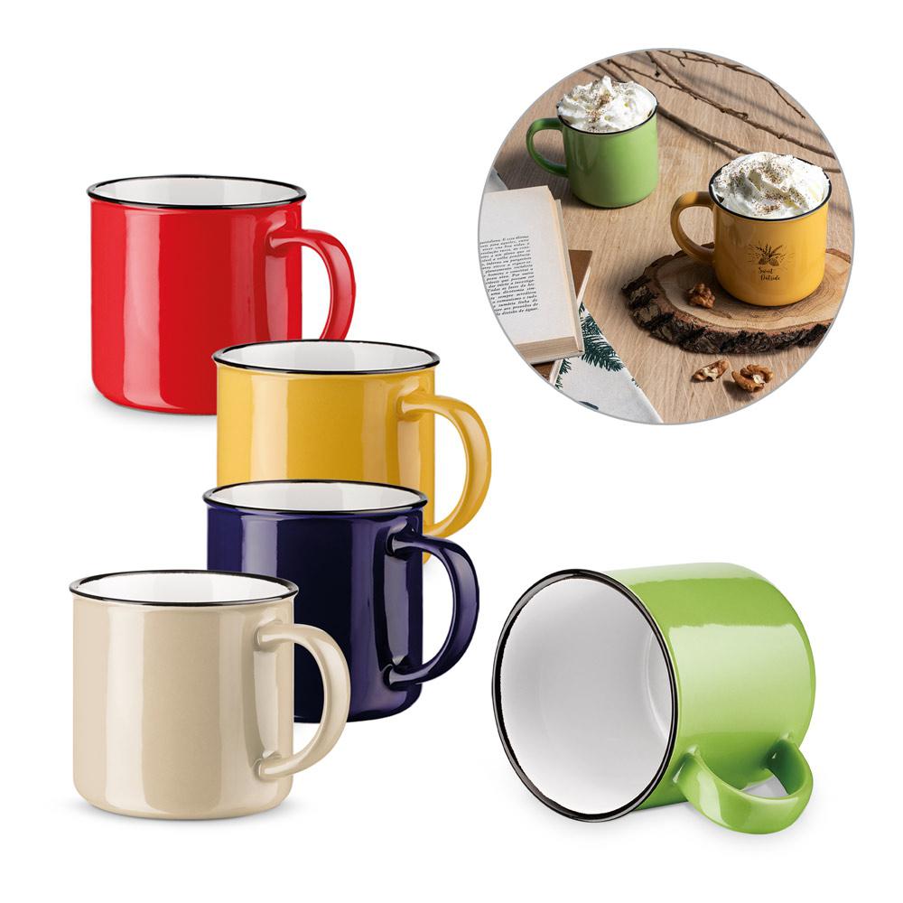 VERNON. Cană ceramică 360 mL Roșu