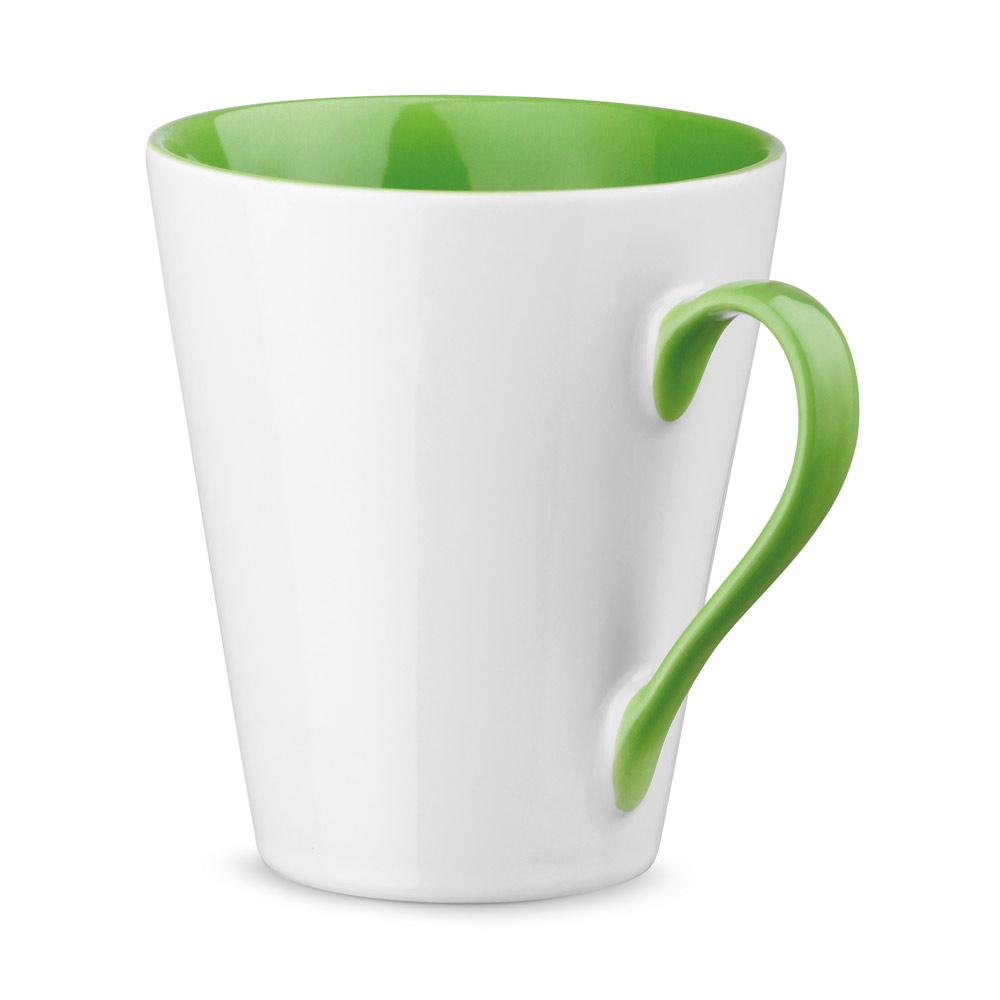 COLBY. Cană ceramică 320 mL Verde deschis