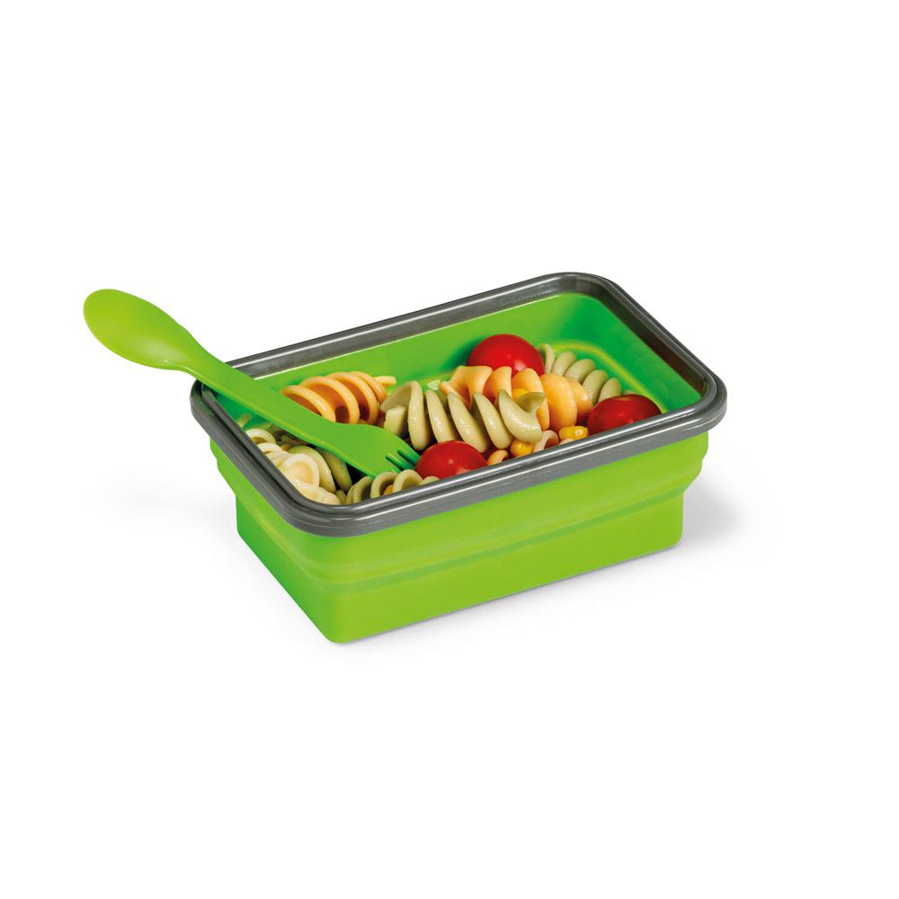 SAFFRON. Recipient ermetic retractabil 640 mL Verde deschis