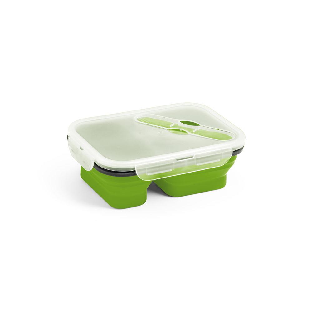 DILL. Recipient etanș retractabil de 480 și 760 mL Verde deschis