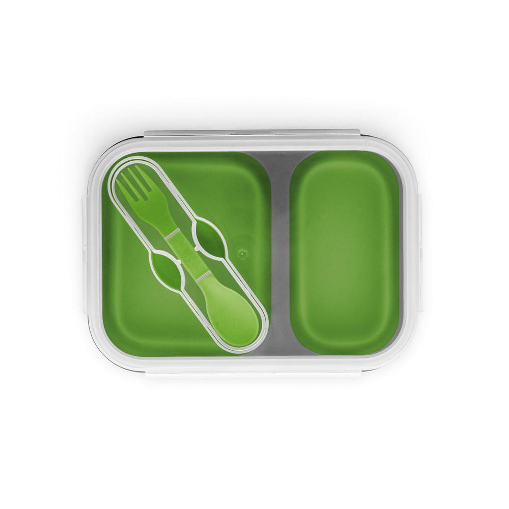DILL. Recipient etanș retractabil de 480 și 760 mL Verde deschis