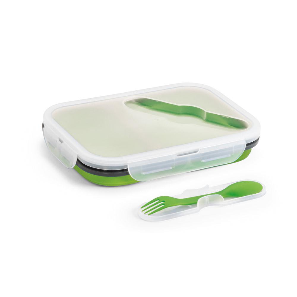 DILL. Recipient etanș retractabil de 480 și 760 mL Verde deschis