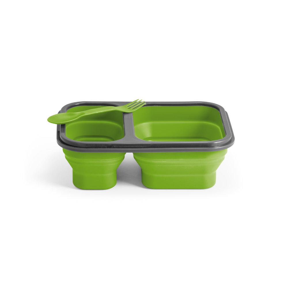 DILL. Recipient etanș retractabil de 480 și 760 mL Verde deschis