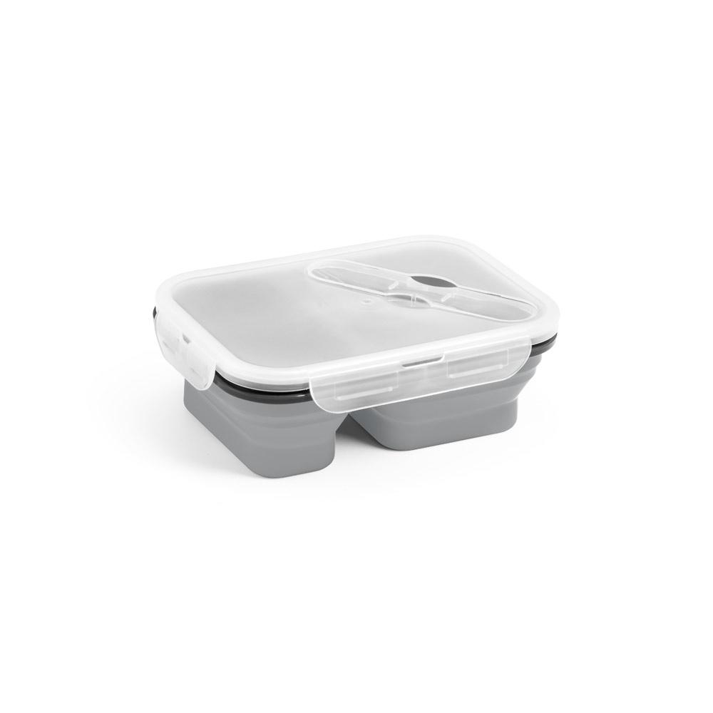 DILL. Recipient etanș retractabil de 480 și 760 mL Gri deschis