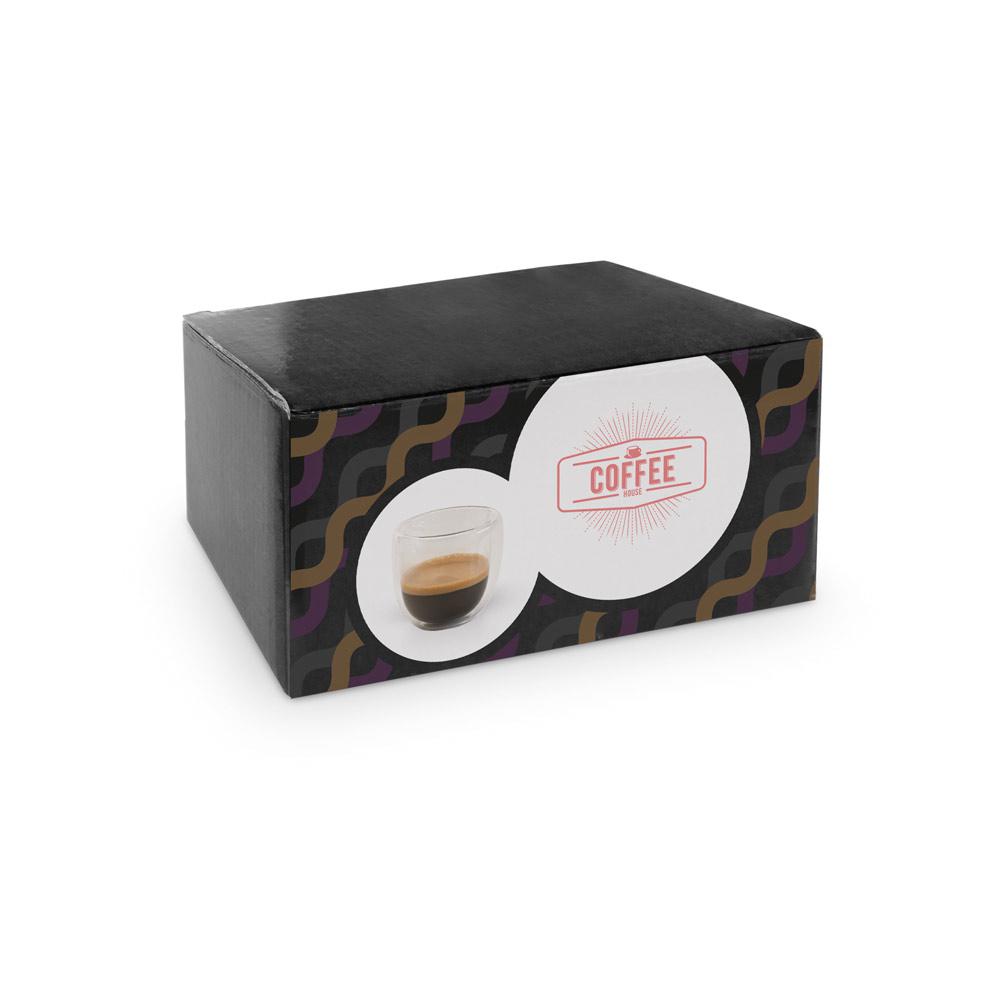 EXPRESSO. Set de 2 căni Transparent