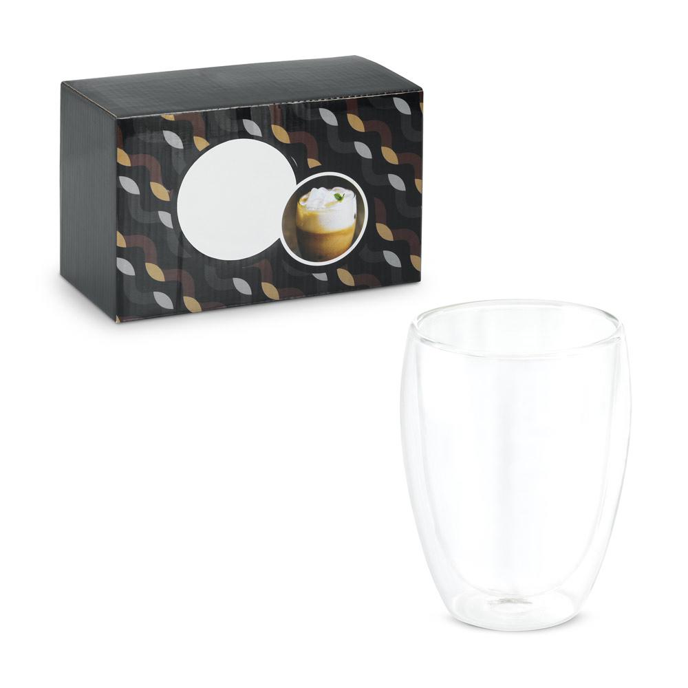 MACHIATO. Set de 2 căni Transparent