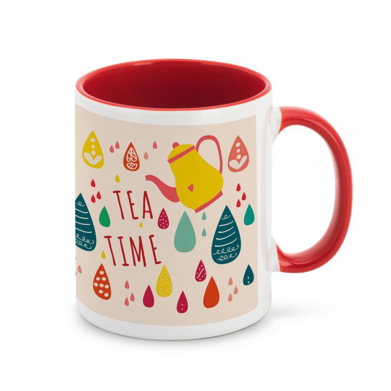 MOCHA. Cană ceramică 350 mL Roșu