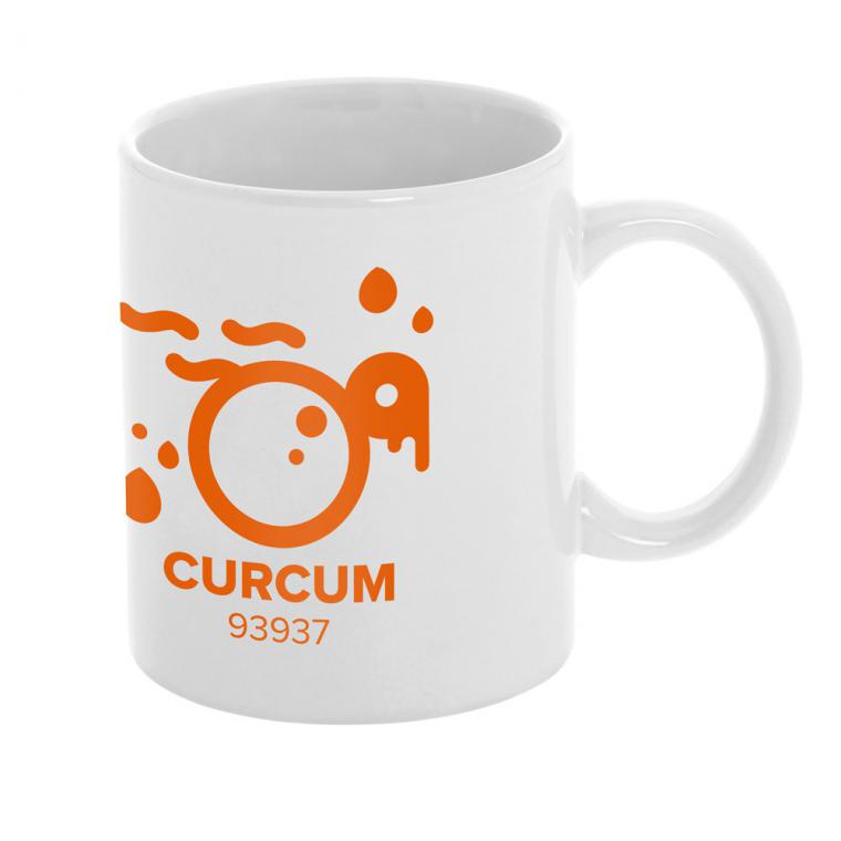 CURCUM. Cană ceramică 350 mL Alb