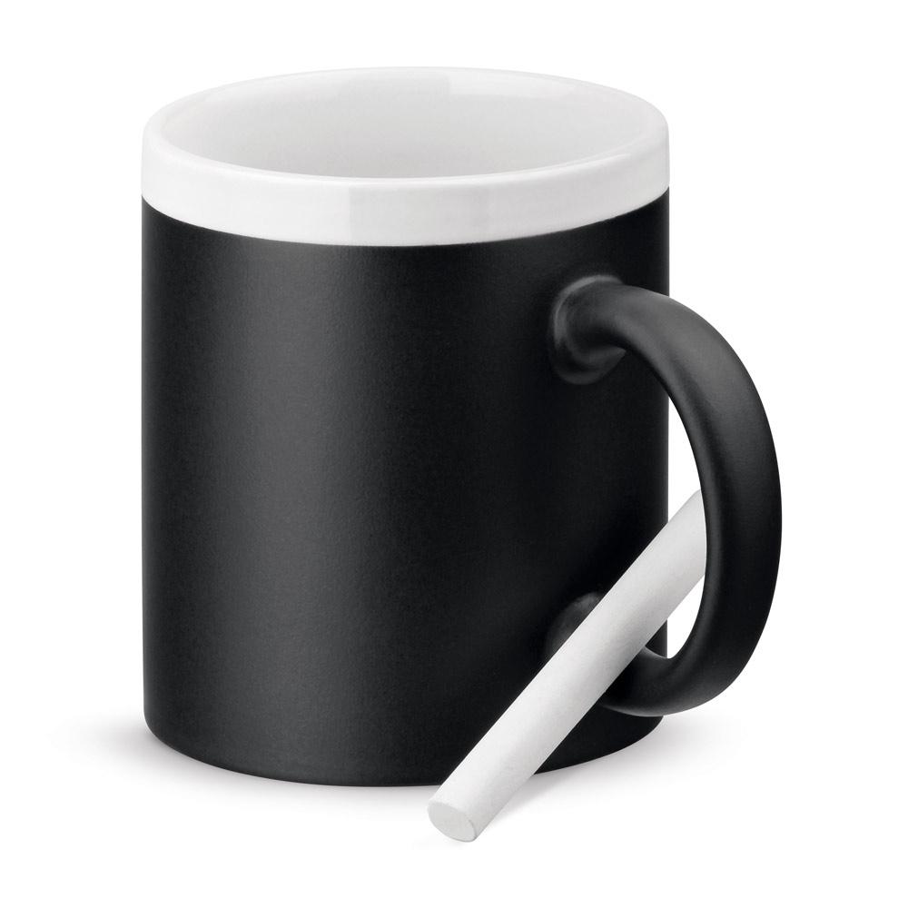 CHALKIE. Cană ceramică 360 mL Alb