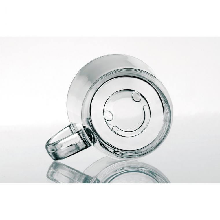 SOFFY. Cană de sticlă 230 mL Transparent