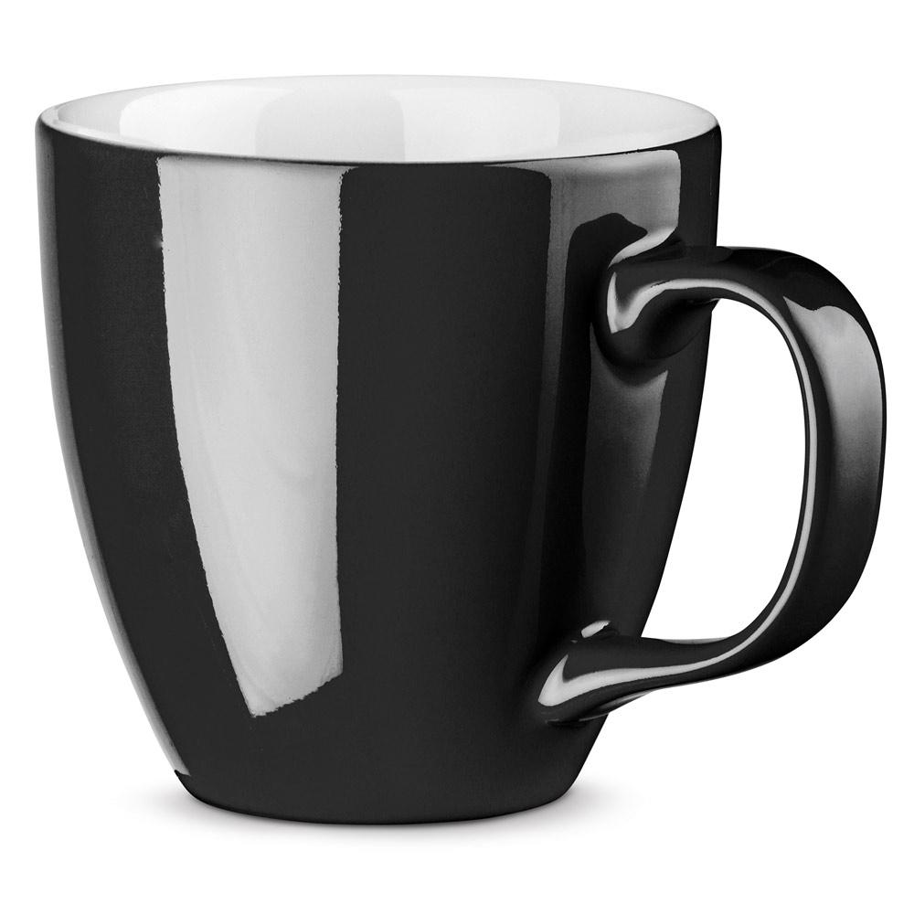 PANTHONY. Cană de portelan 450 mL Negru