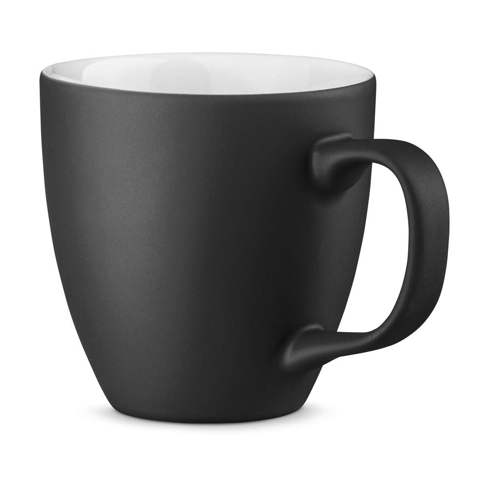PANTHONY MAT. Cană de portelan 450 mL Negru
