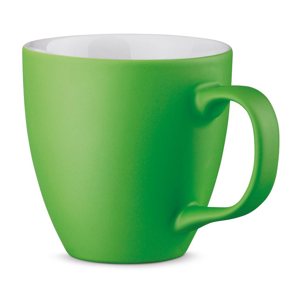 PANTHONY MAT. Cană de portelan 450 mL Verde deschis