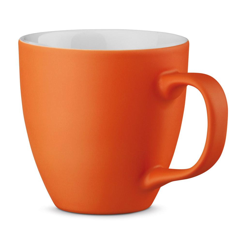 PANTHONY MAT. Cană de portelan 450 mL Portocaliu