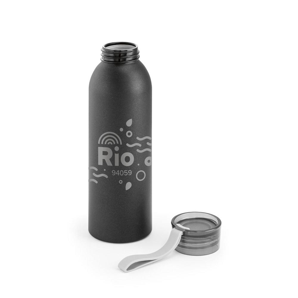 RIO. Sticlă sport 660 mL Negru